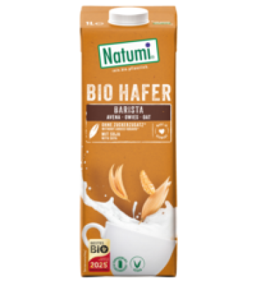Haferdrink Barista, vegan, 1 ltr Tetra Pack, Natumi