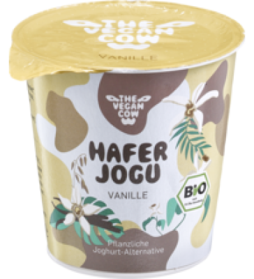 Hafer-Joghurtalternative Vanille, vegan, 4,1% Fett, 150 gr Becher, THE VEGAN COW