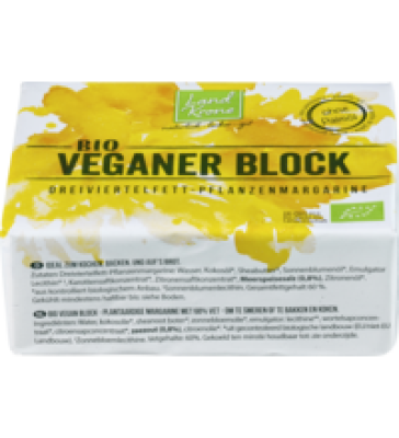 Veganer Block, 250 gr Stück, Landkrone