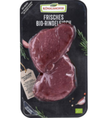 Rinderfilet (Medaillons 2 Stk), 300 g Beutel, (65,90(kg)