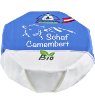 Schafcamembert, mind. 45% Fett i. Tr., 100 gr Stück, Schlierbacher
