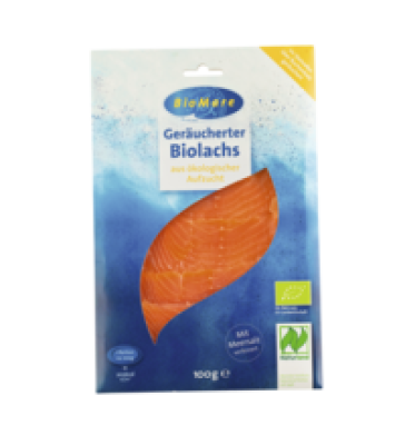 Geräucherter Biolachs, 75 gr Packung, Bio Mare