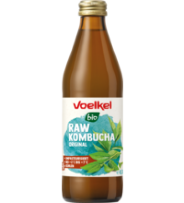 RAW Kombucha Original, vegan, 0,33 ltr Flasche, Voelkel