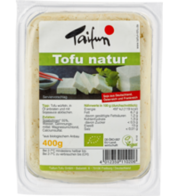 Tofu natur, vegan, 400 gr Stück, Taifun