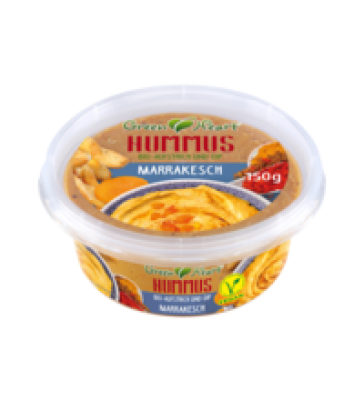 Hummus „Marrakesch”, vegan, 150 gr Schale, Greenheart-Premiums