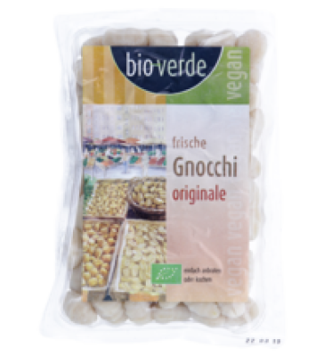 Frische Gnocchi originale, vegan, 400 gr Packung, bio-verde
