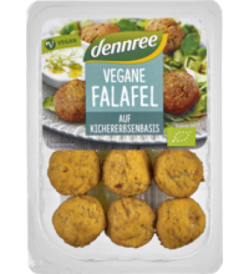 Falafel, vegan, 200 gr Packung, dennree
