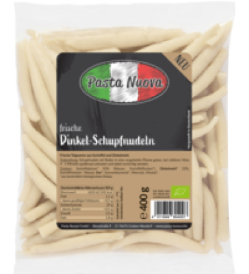 Frische Dinkel-Schupfnudeln, 400 gr Packung, Pasta Nuova