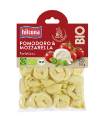 Tortelloni Pomodoro & Mozzarella, 250 gr Packung, Hilcona