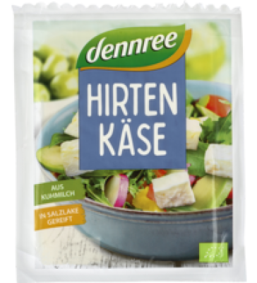 Hirtenkäse, mind 45% Fett i. Tr., 150 gr Packung, dennree