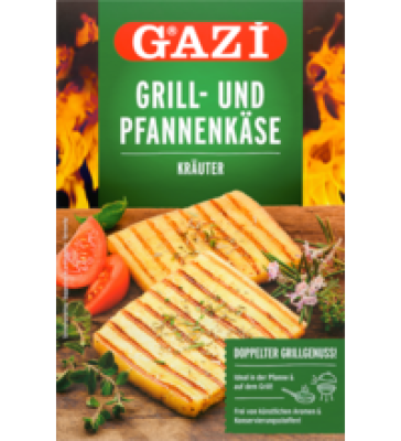 Grill- und Pfannenkäse Kräuter, 160 gr Packung, GAZI BIO