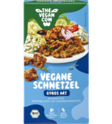 Vegane Schnetzel Gyros-Art, 180 gr Packung, THE VEGAN COW