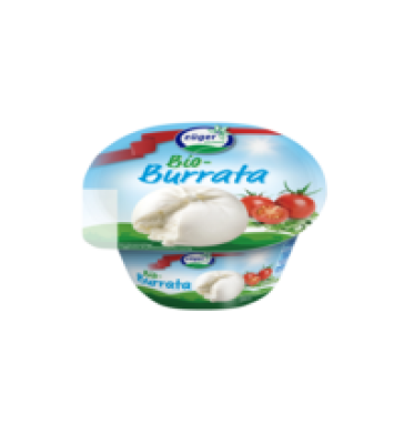 Burrata, mind. 61% Fett i. Tr., 280 gr Becher (Abtropfgewicht 125 gr), Züger Frischkäse