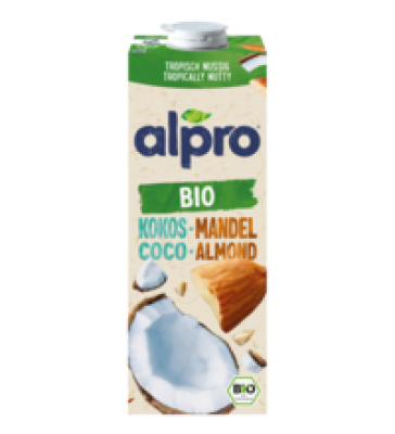 Kokos-Mandeldrink, vegan, 1 ltr Tetra Pack, Alpro