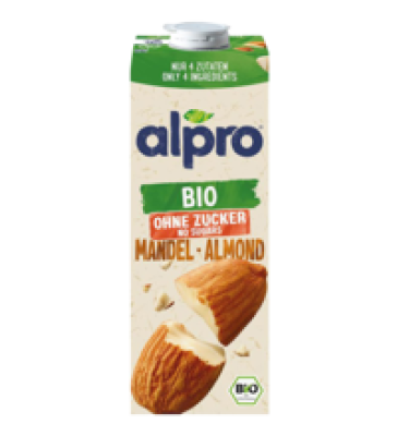 Mandeldrink, ohne Zucker, vegan, 1 ltr Tetra Pack, Alpro