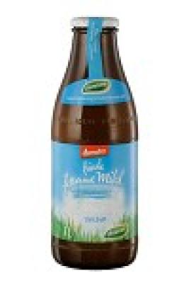 Trinkmilch fettarm, 1 ltr Flasche nicht homogenisiert , 1,5% Fett