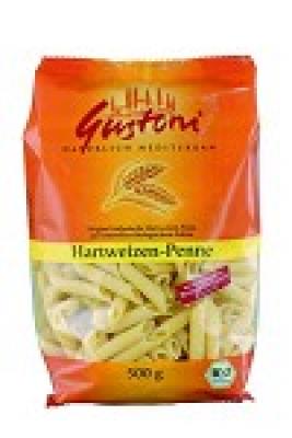 Hartweizen Penne, bronze, 500 gr Packung - hell -, Gustoni