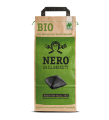 Grillbrikett, 2,5 kg Tüte, NERO