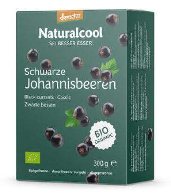 Schwarze Johannisbeeren, vegan, 300 gr Schachtel, Tiefkühlware, Natural Cool