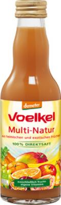 Multi-Natursaft, 0,2 ltr Flasche