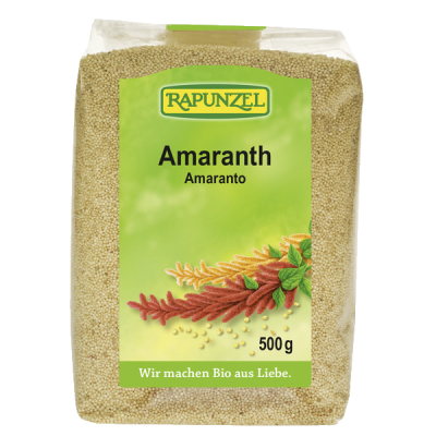 Amaranth-Samen, vegan, 500 gr Packung, Rapunzel