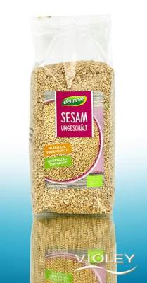 Sesam, ungeschält, vegan, 250 gr Packung, dennree
