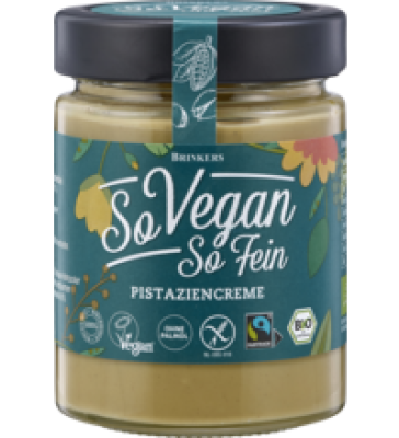 Pistaziencreme, vegan, 270 gr Glas, So vegan So fein