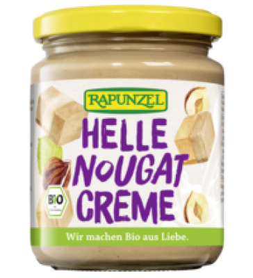 Helle Nougat-Creme, 250 gr Packung, Rapunzel