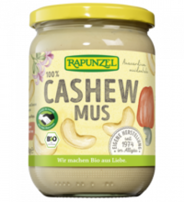 Cashewmus, vegan, 500 gr Glas, Rapunzel