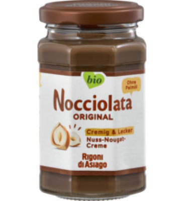 Nocciolata - Nuss-Nougat-Creme, 250 gr Glas, Rigoni di Asiago
