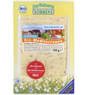 Mediterraneo in Scheiben, 150 gr Packung , mind. 50% Fett i.Tr., Söbbeke