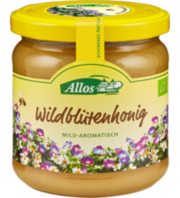 Wildblütenhonig, 500 gr Glas, Allos
