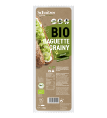 Baguette Grainy, glutenfrei, 160 gr Packung (1 Stück), Schnitzer