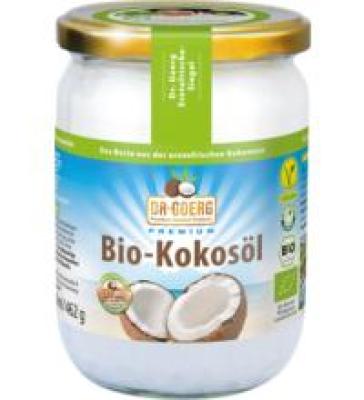 Kokosöl nativ, 1. Kaltpressung, 500 ml Glas, Dr.Goerg