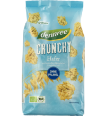 Hafer Crunchy, vegan, 750 gr Packung, dennree