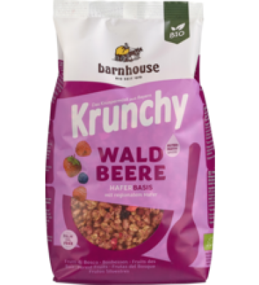 Krunchy Waldbeere, vegan, 375 gr Packung, barnhouse