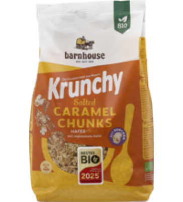 Krunchy Salted Caramel Chunks, 500 gr Packung, barnhouse
