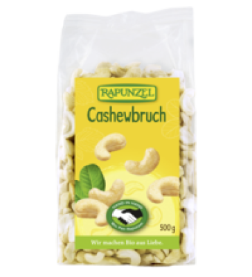 Cashewbruch, vegan, 500 gr Packung, Rapunzel