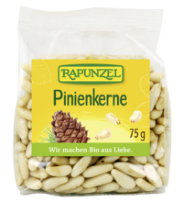Pinienkerne, vegan, 75 gr Packung, Rapunzel