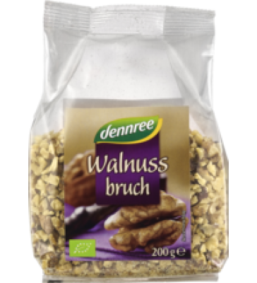 Walnusskernbruch, vegan, 200 gr Packung, dennree