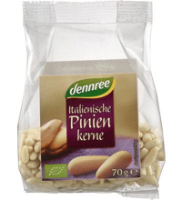 Pinienkerne, aus Spanien, 70 gr Packung, dennree