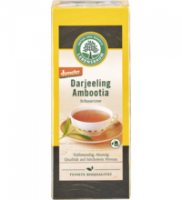 Darjeeling Ambootia Schwarztee, vegan, 20 Btl Packung, Lebensbaum