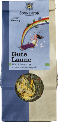 Gute Laune-Kräutertee, vegan, 50 gr Packung, Sonnentor
