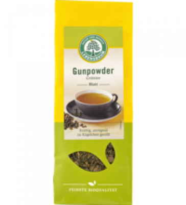 Gunpowder Grüntee, vegan, 100 gr Packung, Lebensbaum