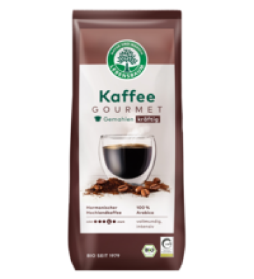 Gourmet-Kaffee, kräftig, gemahlen, vegan, 500 gr Packung, Lebensbaum