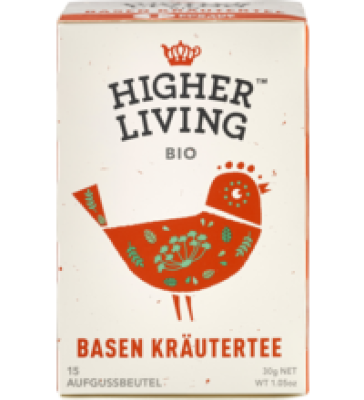 Basen Kräutertee, vegan, 15 Btl Packung, Higher Living