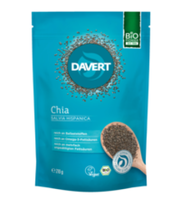 Chia, Demeter, 210 gr Packung, Davert