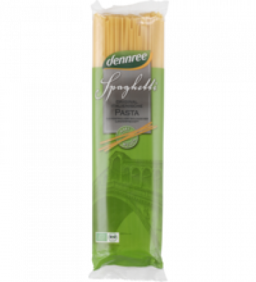 Hartweizen-Spaghetti, hell, vegan, 500 gr Packung, dennree