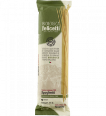 Hartweizen-Spaghetti, hell, vegan, 500 gr Packung, Felicetti