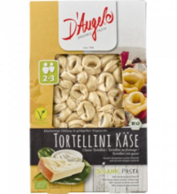 Tortellini mit Käse-Füllung, hell, 250 gr Packung, D'Angelo
